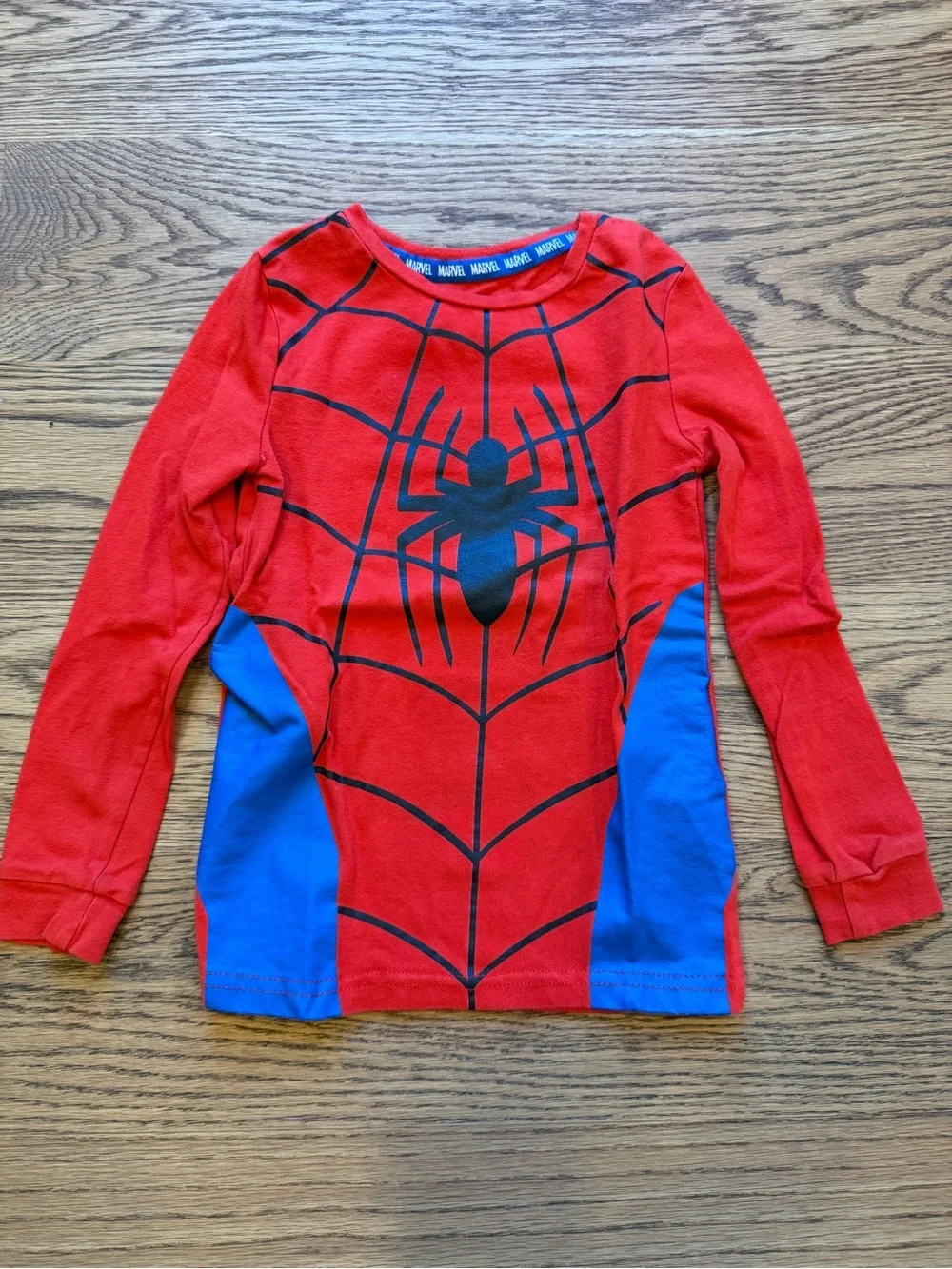 Old Navy Blue Tee, Wonder Nation Shortz & Spider-Man Pajamas Bundle